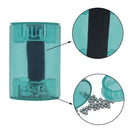 Acrylic Sand Shaker Hammer Finger Shot Small Hand Percussion for Guitar Ukulele Banjo Playing Parts Green