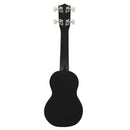 Concert Ukulele 21'' Hawaiian Hawaii Guitar Basswood for Beginners Novice Black