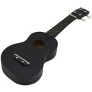 Concert Ukulele 21'' Hawaiian Hawaii Guitar Basswood for Beginners Novice Black