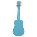 Concert Ukulele 21'' Hawaiian Hawaii Guitar Basswood for Beginners Novice Blue