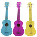 Concert Ukulele 21'' Hawaiian Hawaii Guitar Basswood for Beginners Novice Blue