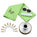 Alto Sax Saxophone Cleaning Kit Set Cloth+Mute+Mouthpiece Patch+Cork Grease+Reeds for Beginners