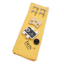 Violin Parts Accessories Strings + Mute + Pitch Pipe + Bridge + Fine Tuners + Cleaning Cloth for 4/4 Violin Fiddle