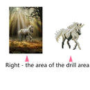 DIY Diamond Painting Rhinestone Embroidery Kits Sewing Cross Stitch Unicorn Home Decor