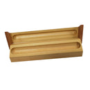 Portable Wooden Trapezoid Fountain Pen Display Box Container Holder for Kids Christmas Birthday Gift