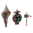 Nepal Tibetan Buddha Necklace Pendants for Jewelry Making Kids Xmas Gift