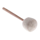 Handmade Felted Wooden Striker Mallet for Tibetan Singing Bowl & Gong 34 x 7.5cm