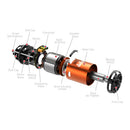 Cheetah 2590KV 13.5T Sensored Brushless Motor+60A ESC+LED Program Card for 1/10 RC Car Rock Crawler Durable