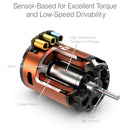 Cheetah 3250KV 10.5T Sensored Brushless Motor+60A ESC+LED Program Card for 1/10 RC Car Rock Crawler Durable