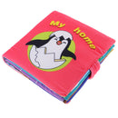 Cute 3D Cloth Book Baby Night Educational Toys Penguin Animal Pattern Gift with Bag