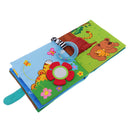 Cute 3D Cloth Book Baby Night Educational Toys Little Tiger Animal Pattern Gift with Bag