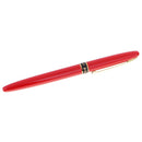 Portable Standard Metal Fountain Pen Smooth Writing for Christmas Birthday Business Gift Collection Red