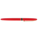 Portable Standard Metal Fountain Pen Smooth Writing for Christmas Birthday Business Gift Collection Red