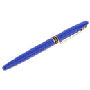 Portable Standard Metal Fountain Pen Smooth Writing for Christmas Birthday Business Gift Collection Blue