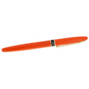 Portable Standard Metal Fountain Pen Smooth Writing for Christmas Birthday Business Gift Collection Orange