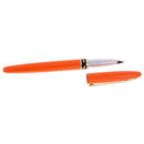Portable Standard Metal Fountain Pen Smooth Writing for Christmas Birthday Business Gift Collection Orange