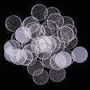 40 Pcs Plastic Count Bingo Chips Markers for Bingo Game Cards Professional White