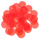 40 Pcs Plastic Count Bingo Chips Markers for Bingo Game Cards Professional Red