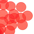 40 Pcs Plastic Count Bingo Chips Markers for Bingo Game Cards Professional Red