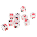 10Pcs D6 16mm Dices Set for Ba Gua Game Eight Trigrams Divination Accessory