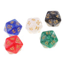 50 Pcs Polyhedral D20 Dice Set with Bag for Dungeons and Dragons RPG MTG Board Games