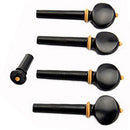 DIY 4/4 Violin Accs Chinrest +Tailpiece +Tuning Peg Tuner +Endpins Full Size