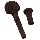 DIY 4/4 Violin Accs Chinrest +Tailpiece+Tuning Peg Tuner +Endpins Wenge Wood