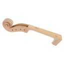 Violin Ebony Fingerboard w/ Neck Maple Wood Scroll for 4/4 Violin Parts DIY