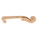 Violin Ebony Fingerboard w/ Neck Maple Wood Scroll for 4/4 Violin Parts DIY
