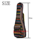Soft Guitar Case Backpack Ukulele 23'' Bag w Shoulder Strap Carrying Gig Bag