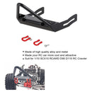 Steel Front Bumper Trangle Bull Bar w/ Shackles for 1:10 Axial SCX10 ? D90 RC Car Parts