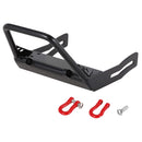Steel Front Bumper Trapezoid Bull Bar w/ Shackles for 1:10 Axial SCX10 ? D90 RC Car Parts