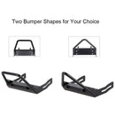 Steel Front Bumper Trapezoid Bull Bar w/ Shackles for 1:10 Axial SCX10 ? D90 RC Car Parts