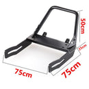 Steel Front Bumper Trapezoid Bull Bar w/ Shackles for 1:10 Axial SCX10 ? D90 RC Car Parts