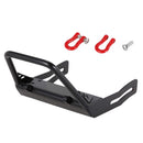 Steel Front Bumper Trapezoid Bull Bar w/ Shackles for 1:10 Axial SCX10 ? D90 RC Car Parts