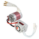 3650 2300KV Waterproof Brushless Motor with 45A ESC for 1/10 RC Racing Car Boat