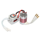 3650 2300KV Waterproof Brushless Motor with 45A ESC for 1/10 RC Racing Car Boat