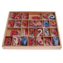Montessori Movable Alphabets Box Letters Wooden For Children Educational