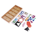 Montessori Basic Wooden Grammar Symbols with Box Kids Early Educational Toy