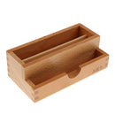Montessori Math Materials Cards Wooden Box for Preschool Early Learning Tool