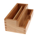 Montessori Math Materials Cards Wooden Box for Preschool Early Learning Tool