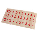 Montessori Wooden Number Cards with Box (1-1000)for kids Math Learning Small
