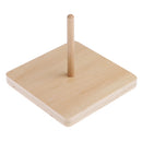 Montessori Early Learning Material-Cubes On Vertical Dowel Blocks for Kids Early Learning Toys