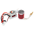F540 4370KV Waterproof Brushless Motor & 45A ESC Combo for RC 1/10 Racing Car Boat