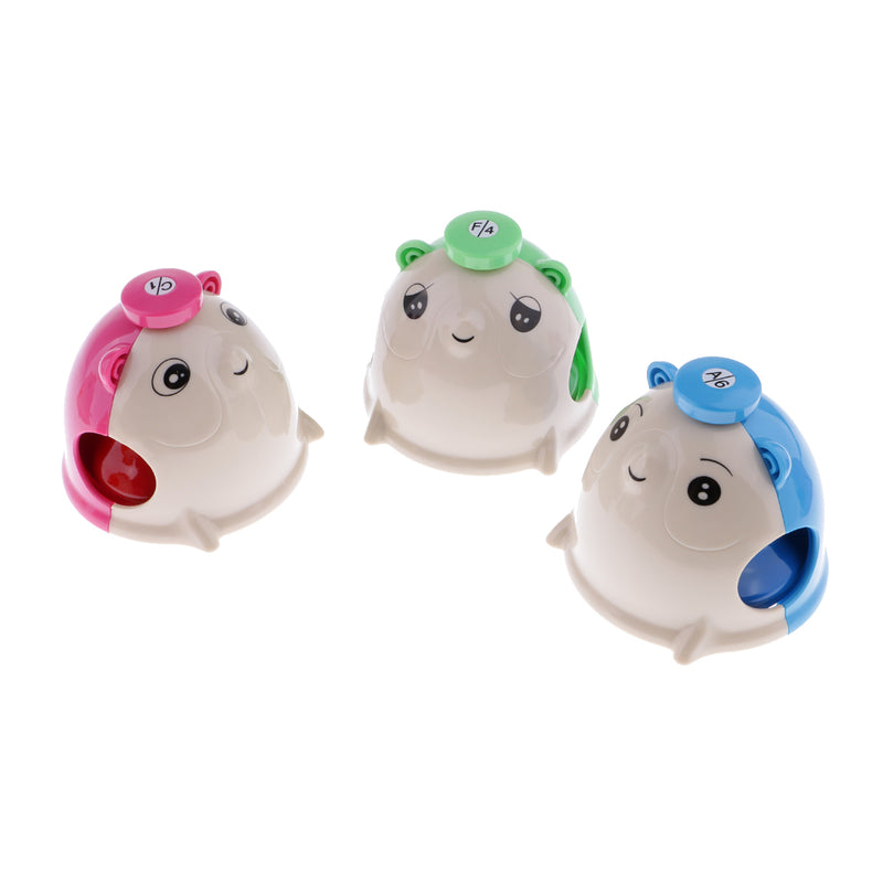 1 Set Colorful Diatonic 8-Tones Hand Bells Press Bell for Kids Toys Birthday Gift