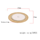 10pcs 23mm Piezo Piezos Elements Buzzer Sounder Sensor Trigger Drum Disc DIY
