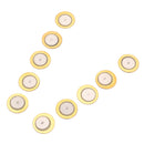 10pcs 23mm Piezo Piezos Elements Buzzer Sounder Sensor Trigger Drum Disc DIY
