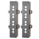 4 String Guitar Parts Open Pickup Covers 2Pcs for JB Style Guitar Instrument