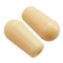 10 Pieces Plastic Electric Guitar Switches Knobs Cap Musical Instrument Parts Beige
