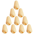 10 Pieces Plastic 5-way Switch Knobs Cap Button for ST SQ Electric Guitar Parts Beige